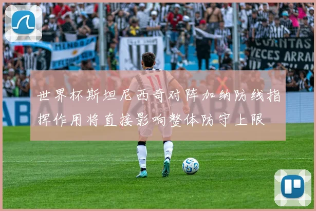 世界杯斯坦尼西奇对阵加纳防线指挥作用将直接影响整体防守上限
